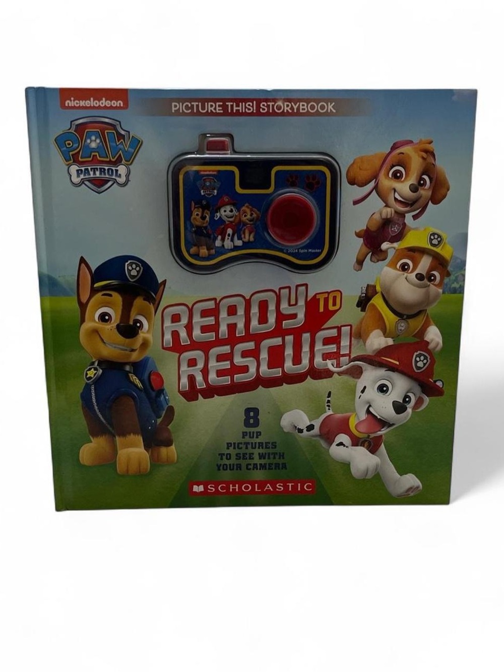 Paw Patrol Ready to Rescure Picture This Interactive Toddler Scholastic Book EUC